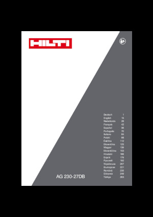 Winkelschleifer Hilti AG 230-27DB