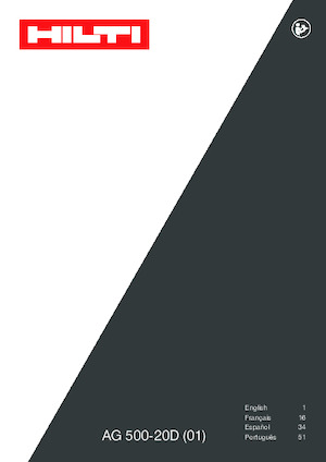 Winkelschleifer Hilti AG 500-20D