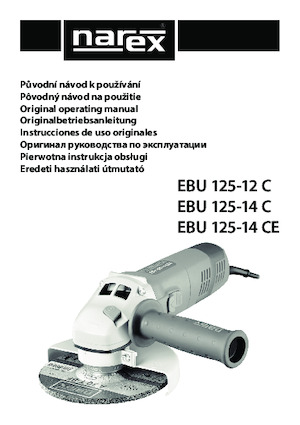 Winkelschleifer Narex EBU 125-14 C