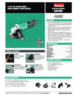 Winkelschleifer Makita GA4595