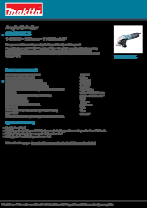 Winkelschleifer Makita GA5040CZ