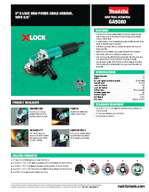 Winkelschleifer Makita GA5080