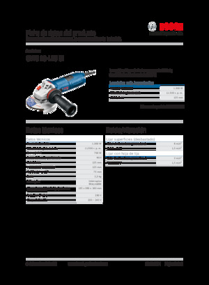 Winkelschleifer Bosch GWS 13-125 CI