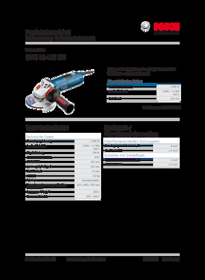 Winkelschleifer Bosch GWS 13-125 CIE