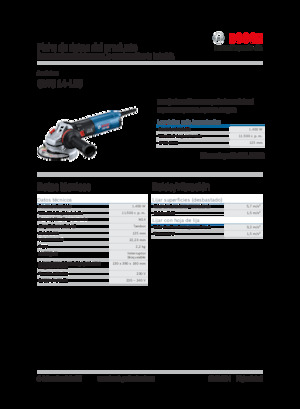 Winkelschleifer Bosch GWS 14-125