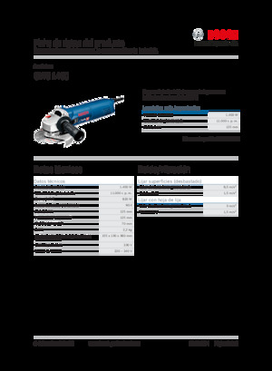 Winkelschleifer Bosch GWS 1400