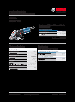Winkelschleifer Bosch GWS 17-125