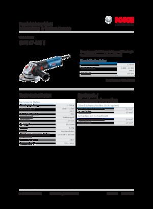 Winkelschleifer Bosch GWS 17-125 S
