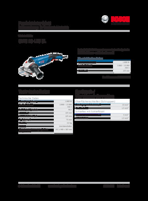 Winkelschleifer Bosch GWS 18-125 SL