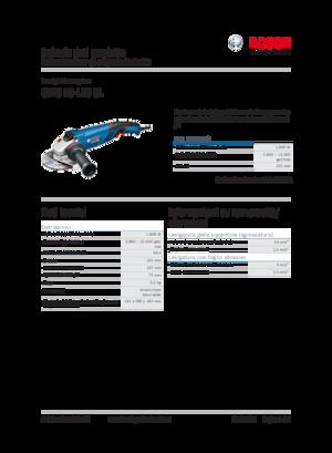 Winkelschleifer Bosch GWS 18-125 SL