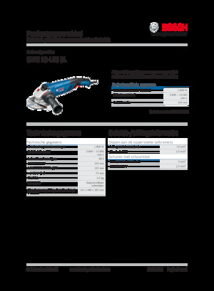 Winkelschleifer Bosch GWS 18-125 SL