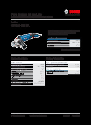 Winkelschleifer Bosch GWS 18-125 SPL