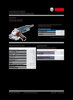 Winkelschleifer Bosch GWS 19-125 CI