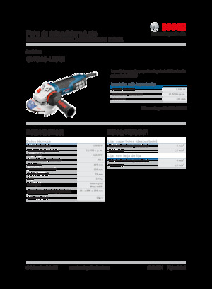 Winkelschleifer Bosch GWS 19-125 CI