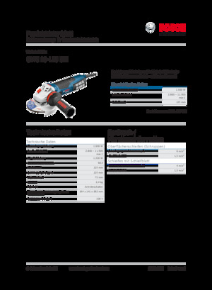 Winkelschleifer Bosch GWS 19-125 CIE