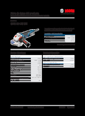 Winkelschleifer Bosch GWS 19-125 CIE