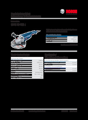 Winkelschleifer Bosch GWS 20-230 J