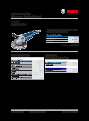 Winkelschleifer Bosch GWS 20-230 P