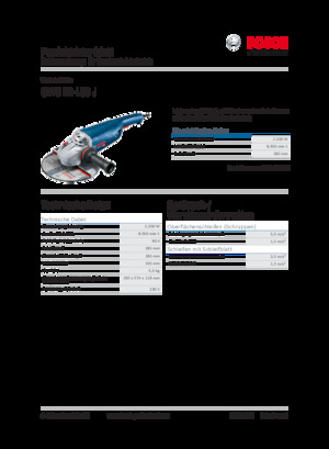 Winkelschleifer Bosch GWS 22-180 J