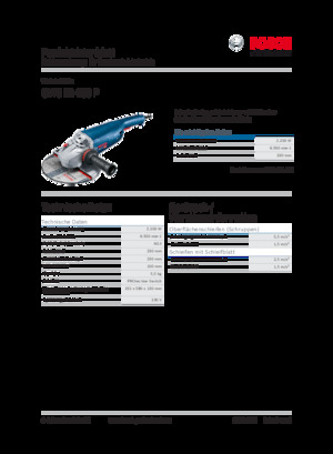 Winkelschleifer Bosch GWS 22-230 P