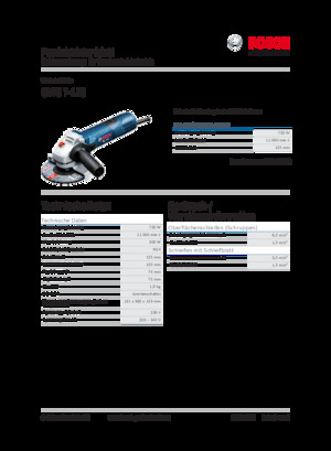 Winkelschleifer Bosch GWS 7-125