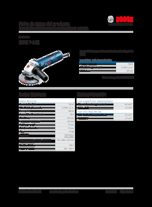 Winkelschleifer Bosch GWS 7-125