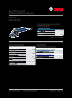 Winkelschleifer Bosch GWS 9-125 S