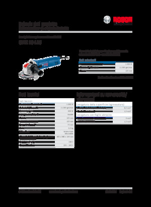 Winkelschleifer Bosch GWX 10-125