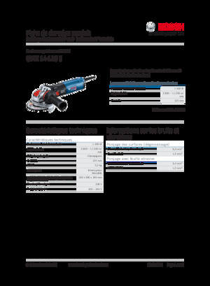 Winkelschleifer Bosch GWX 14-125 S