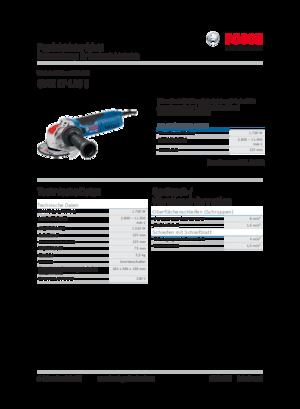 Winkelschleifer Bosch GWX 17-125 S