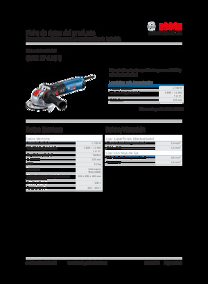 Winkelschleifer Bosch GWX 17-125 S
