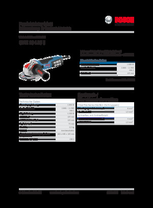 Winkelschleifer Bosch GWX 19-125 S