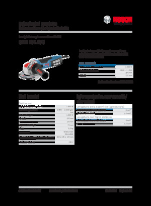 Winkelschleifer Bosch GWX 19-125 S