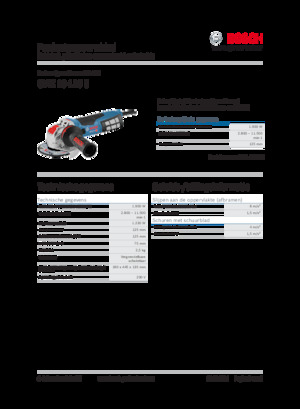 Winkelschleifer Bosch GWX 19-125 S