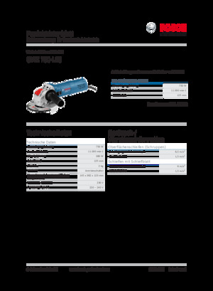Winkelschleifer Bosch GWX 750-125