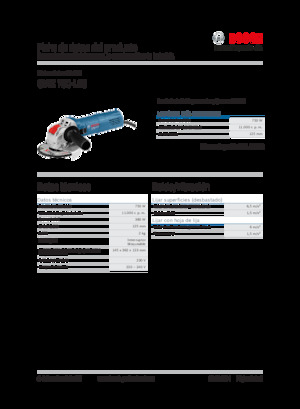 Winkelschleifer Bosch GWX 750-125