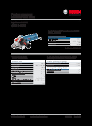 Winkelschleifer Bosch GWX 9-115 S