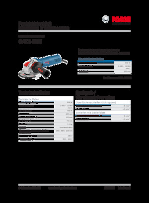 Winkelschleifer Bosch GWX 9-125 S