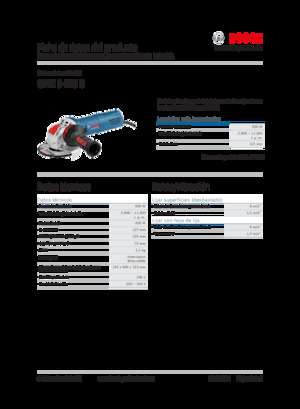 Winkelschleifer Bosch GWX 9-125 S