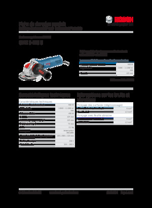 Winkelschleifer Bosch GWX 9-125 S