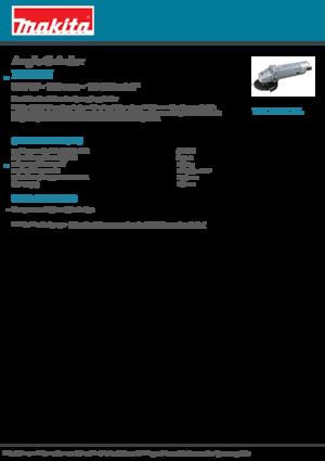 Winkelschleifer Makita N9500N