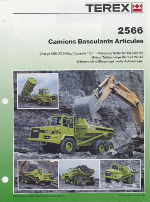 Dumper Terex 2566