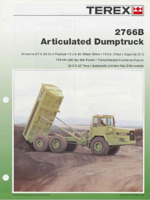 Dumper Terex 2766B