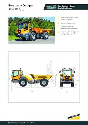 Dumper Bergmann 3012DSK Plus