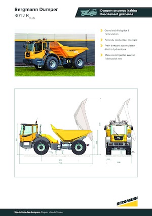 Dumper Bergmann 3012R Plus
