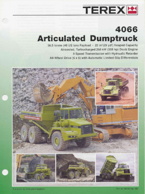 Dumper Terex 4066