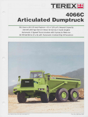 Dumper Terex 4066C