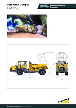 Dumper Bergmann 5025HK Plus