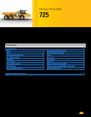 Dumper Caterpillar 725