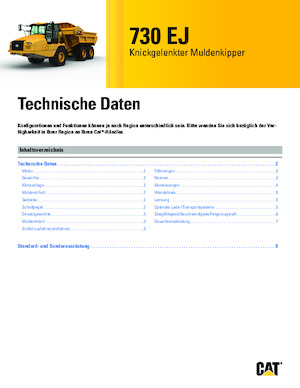 Dumper Caterpillar 730 EJ